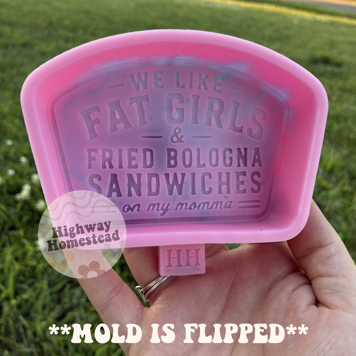 We Like Fat Girls & Fried Bologna Sandwiches Freshie Mold