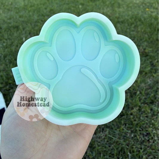 Bubble Paw Print Freshie Mold