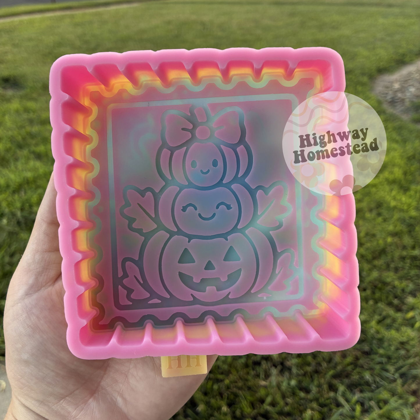 Stacked Pumpkin Stamp Freshie Mold