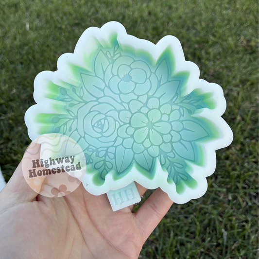 Flowers Freshie Mold