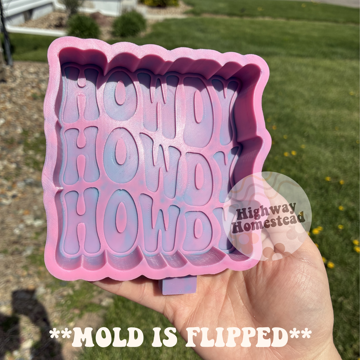 Howdy Wavy Freshie Mold