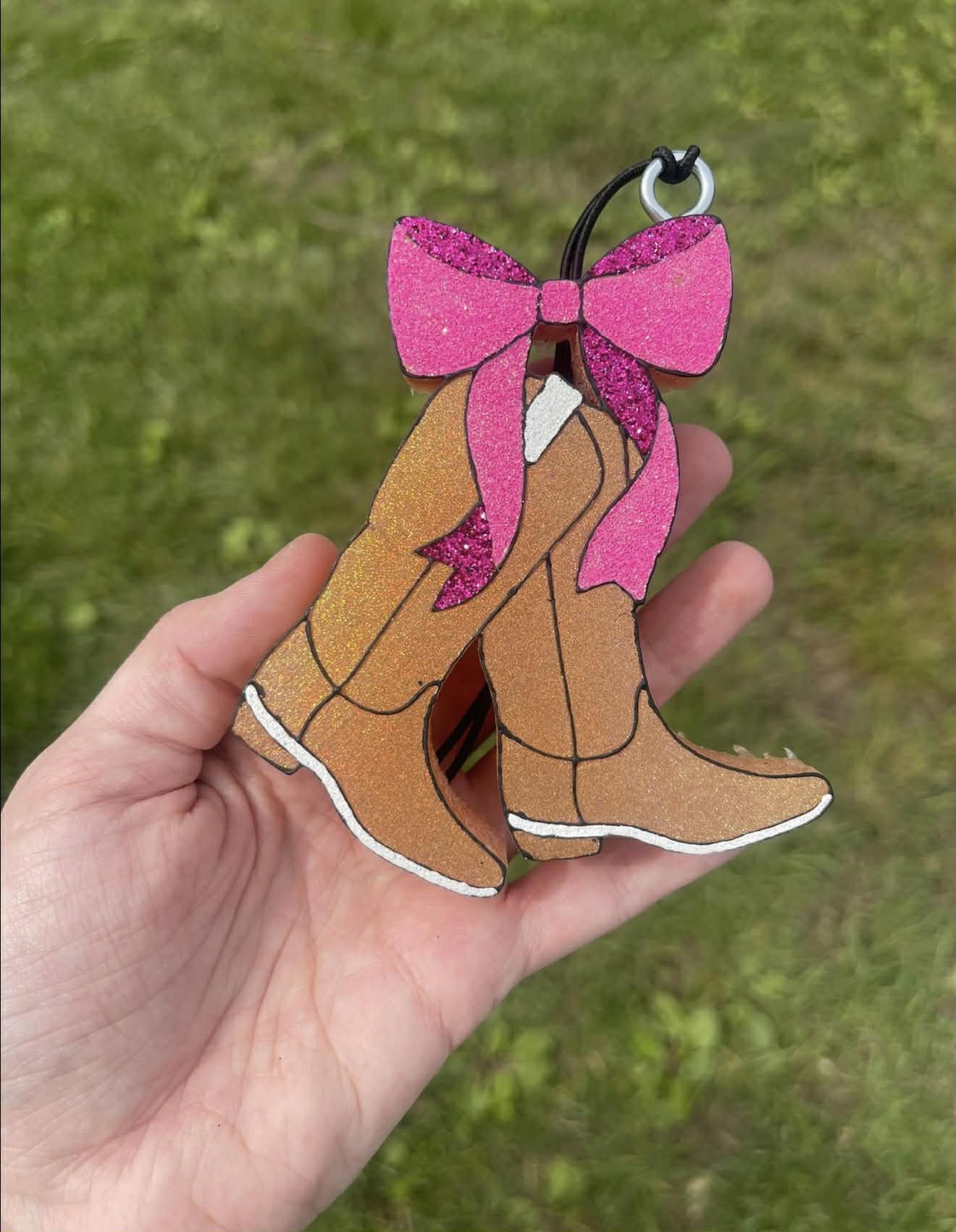 Cowboy Boots & Bow Freshie Mold