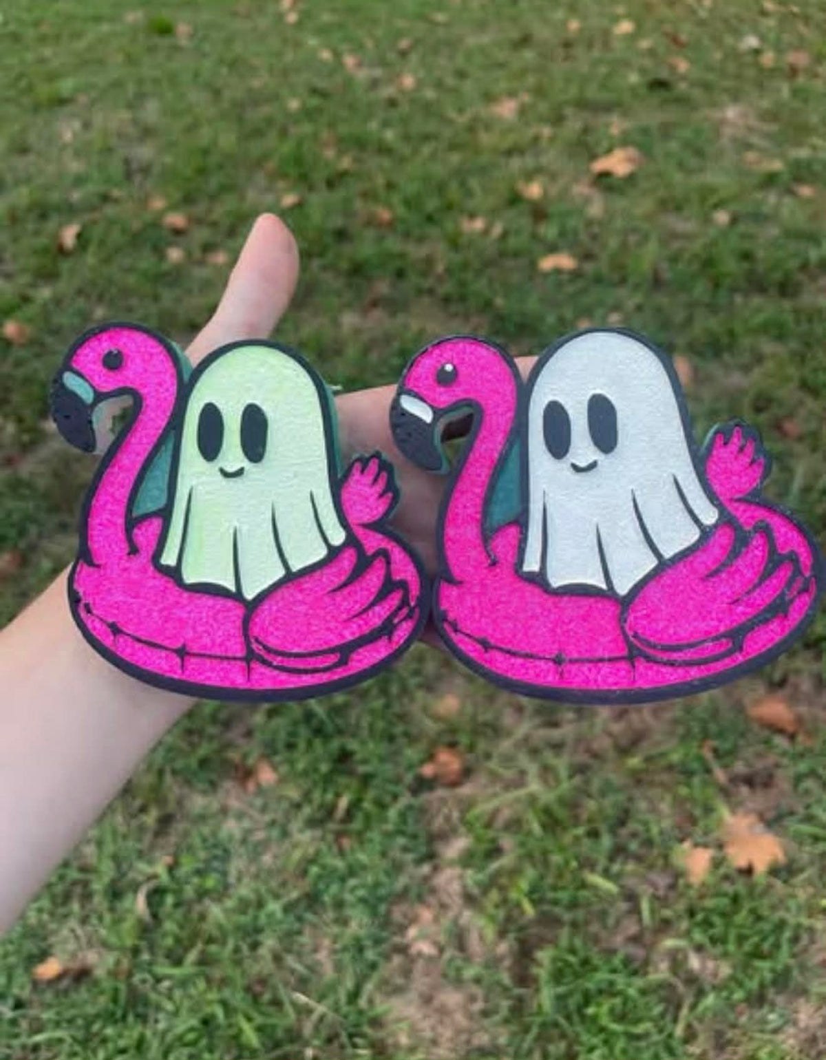 Ghost on a Floatie Freshie Mold