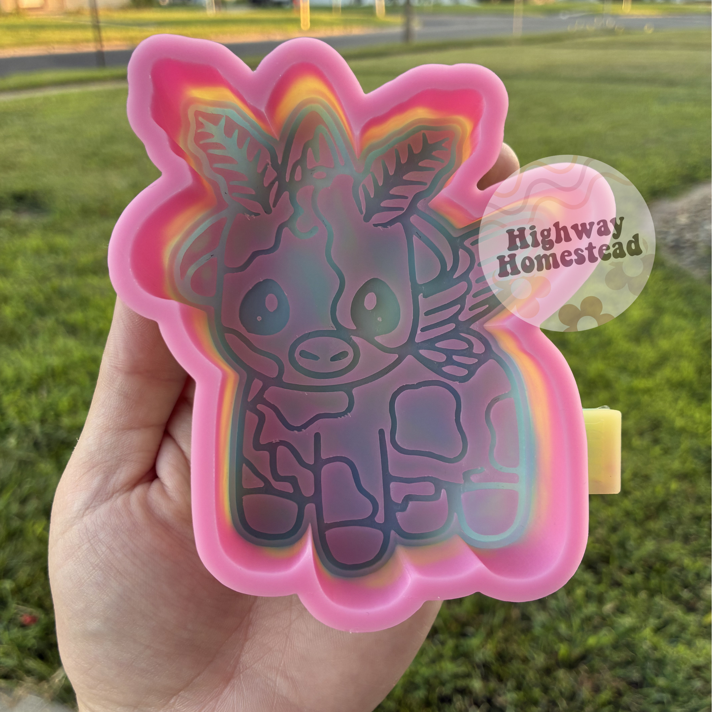 Mothman Cow Freshie Mold