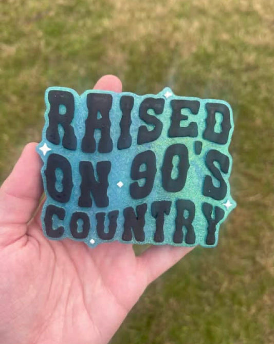 Raised on 90s Country Freshie Mold
