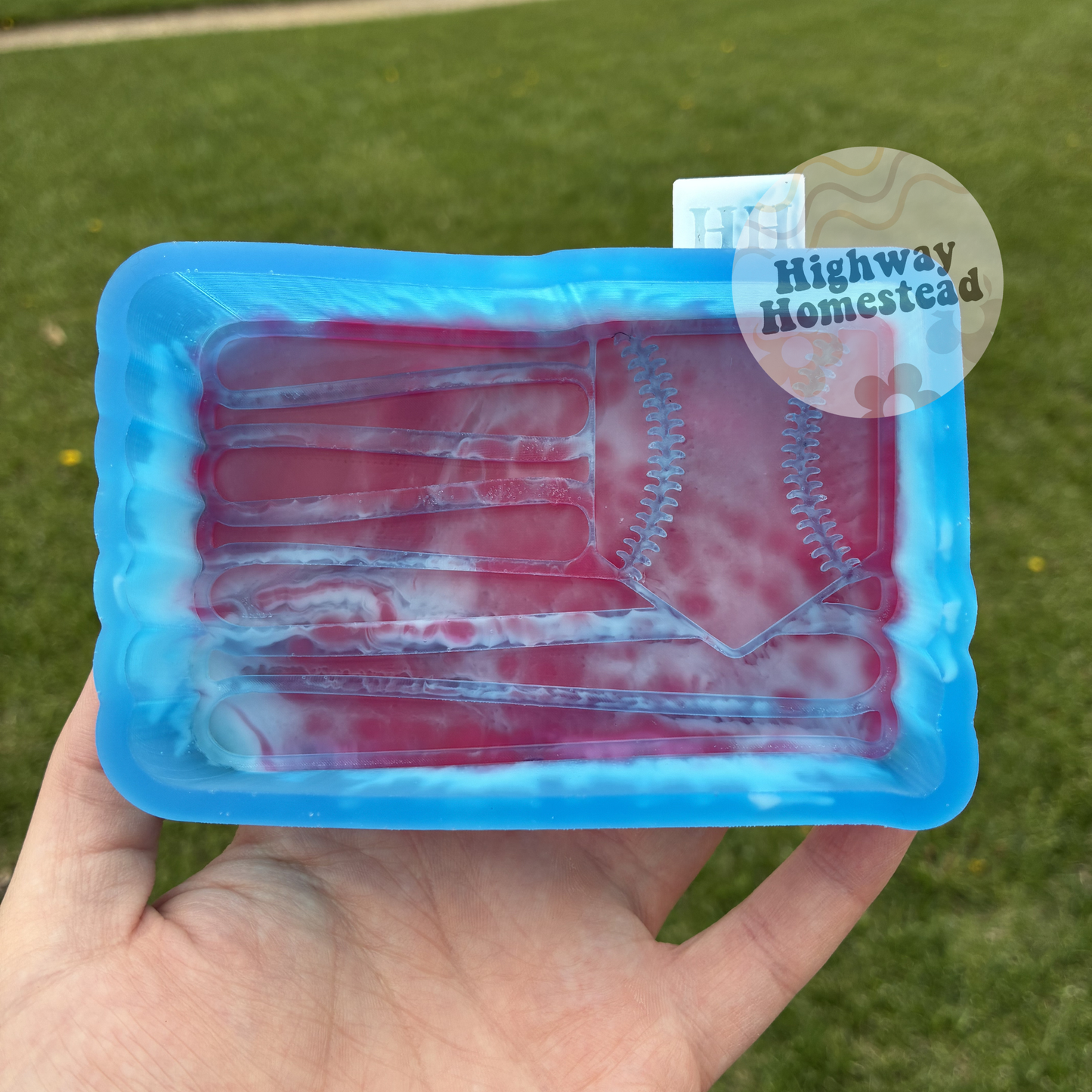 Flag Baseball Bats Freshie Mold