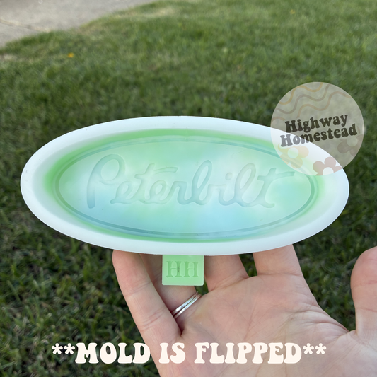 Peterbilt Oval Freshie Mold