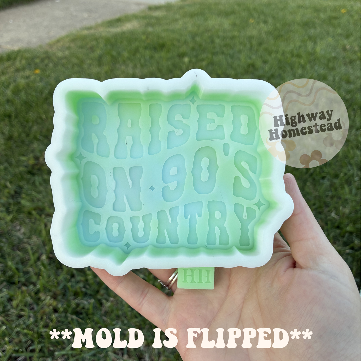 Raised on 90s Country Freshie Mold