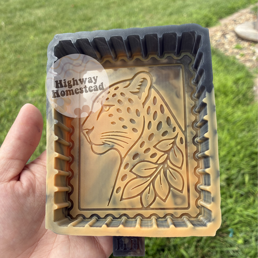 Leopard Stamp Freshie Mold