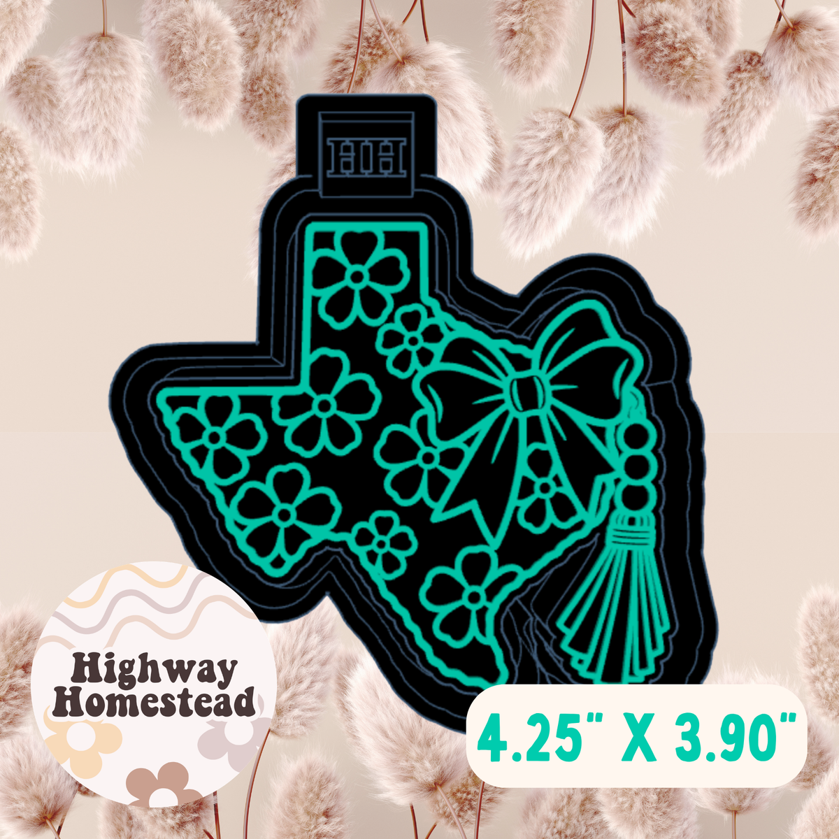 Flower Texas Freshie Mold