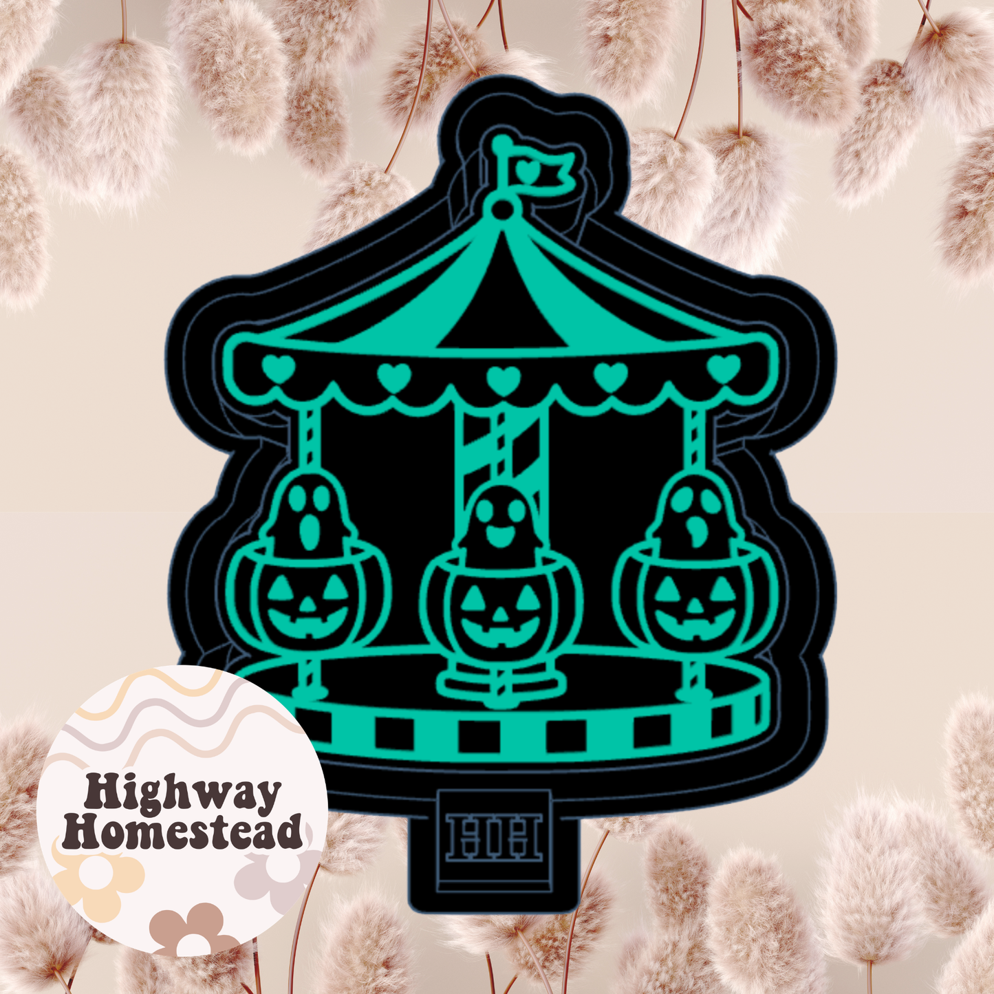 Ghostie Carousel Freshie Mold