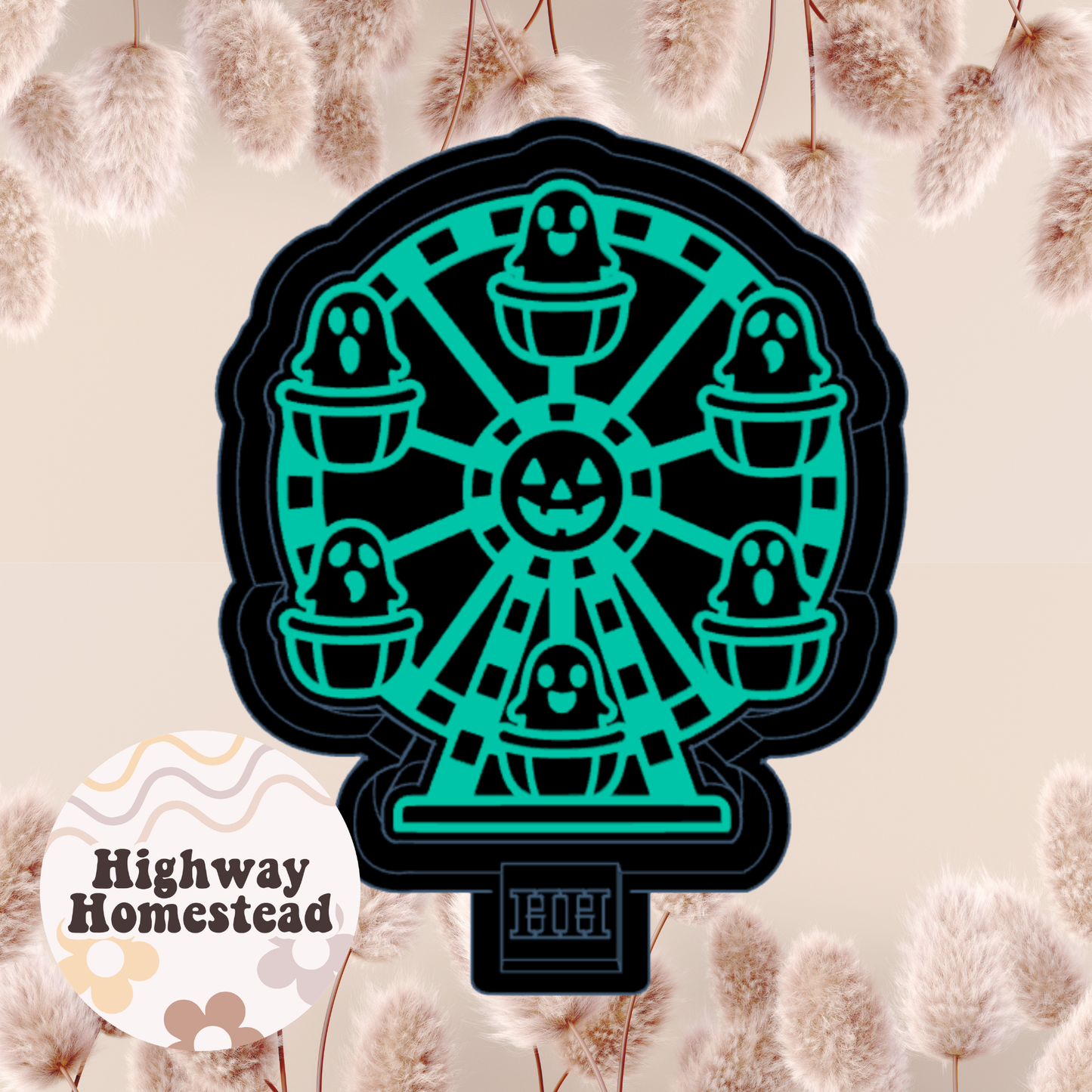 Ghostie Ferris Wheel Freshie Mold
