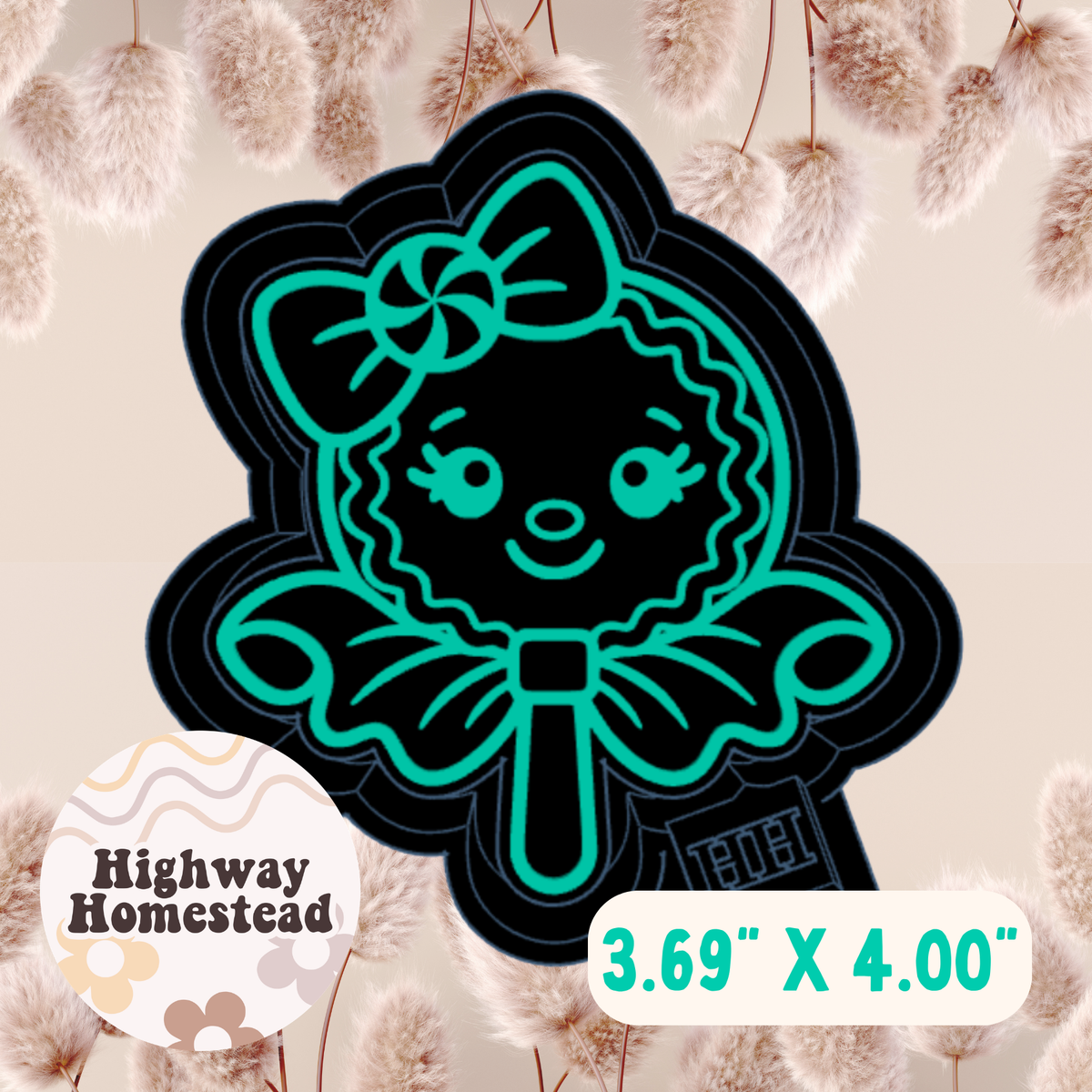 Gingerbread Lollipop Freshie Mold