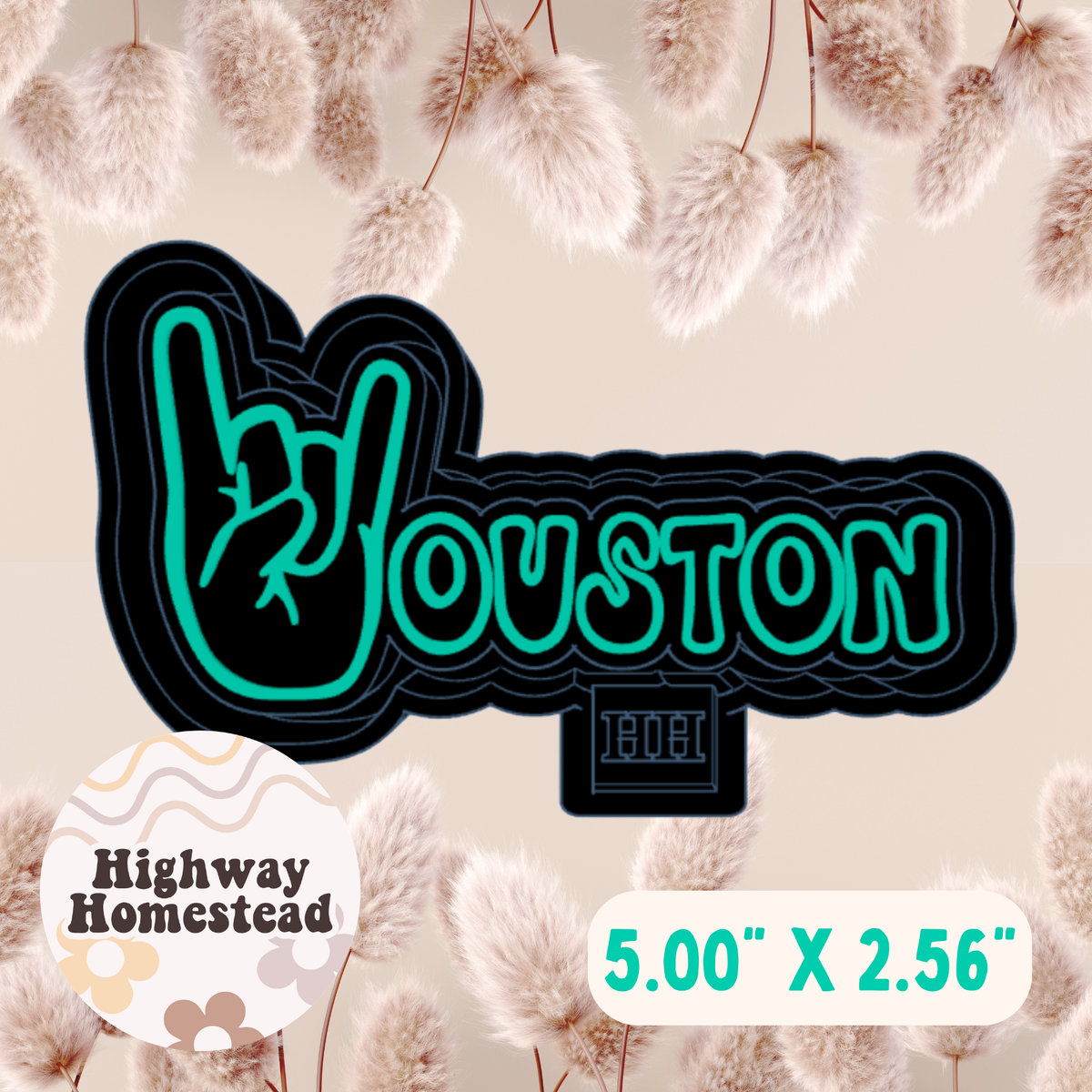 Houston Rock Hand Freshie Mold