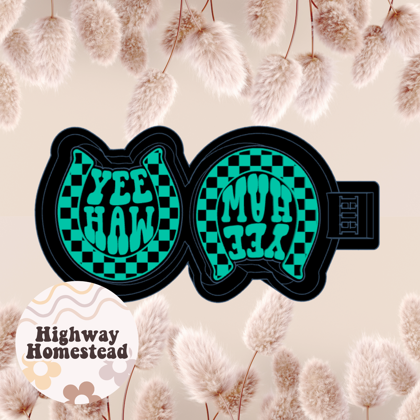 Yee Haw Vent Clips Freshie Mold