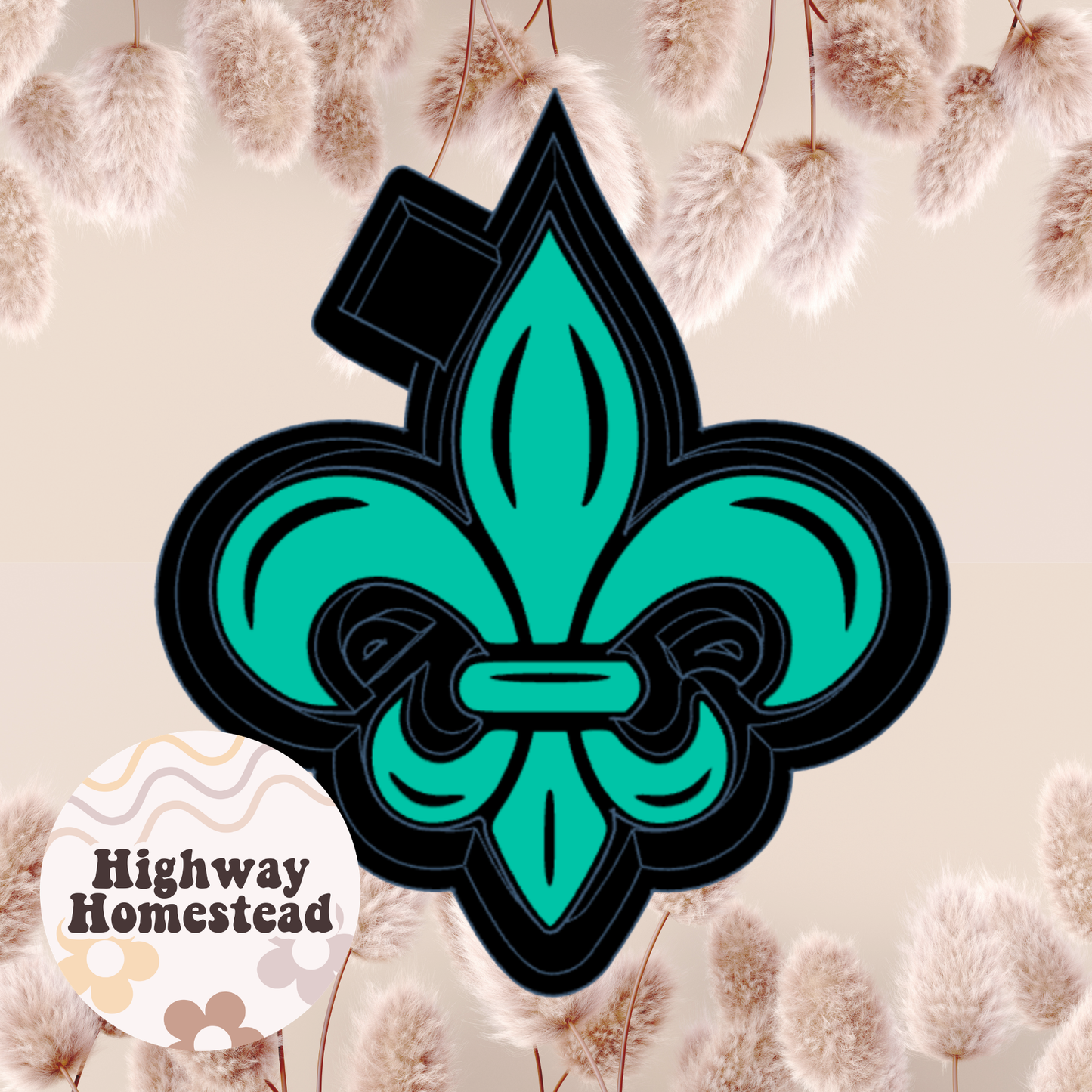 Fleur de Lis Freshie Mold
