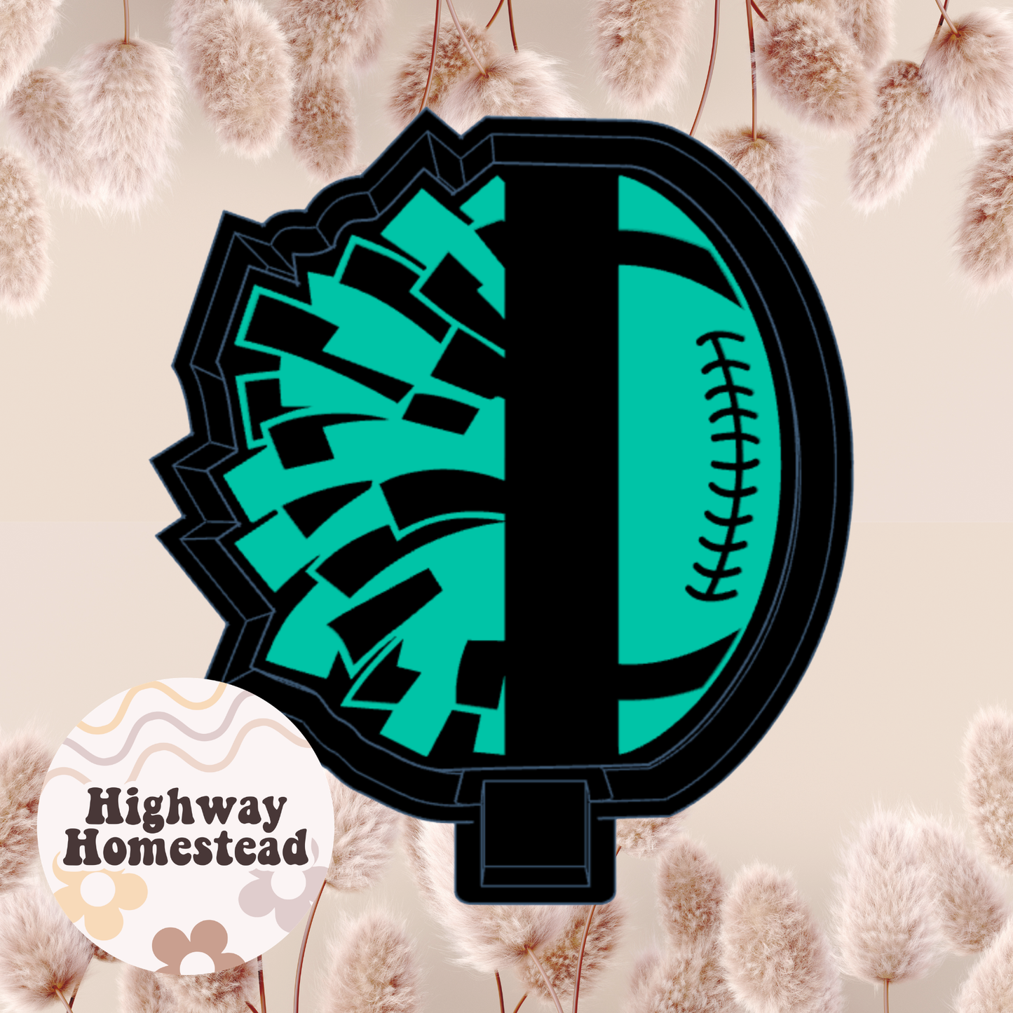 Cheerleader Football Freshie Mold