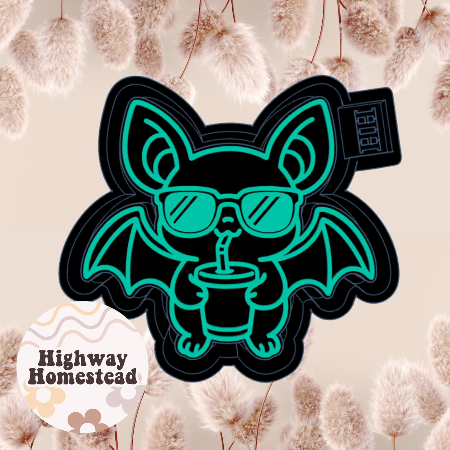 Bat with Glasses Mold