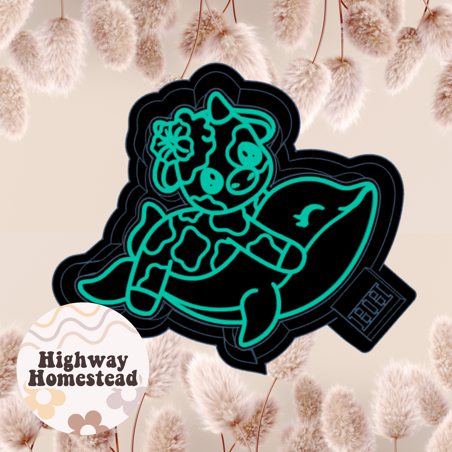 Dolphin Cow Freshie Mold