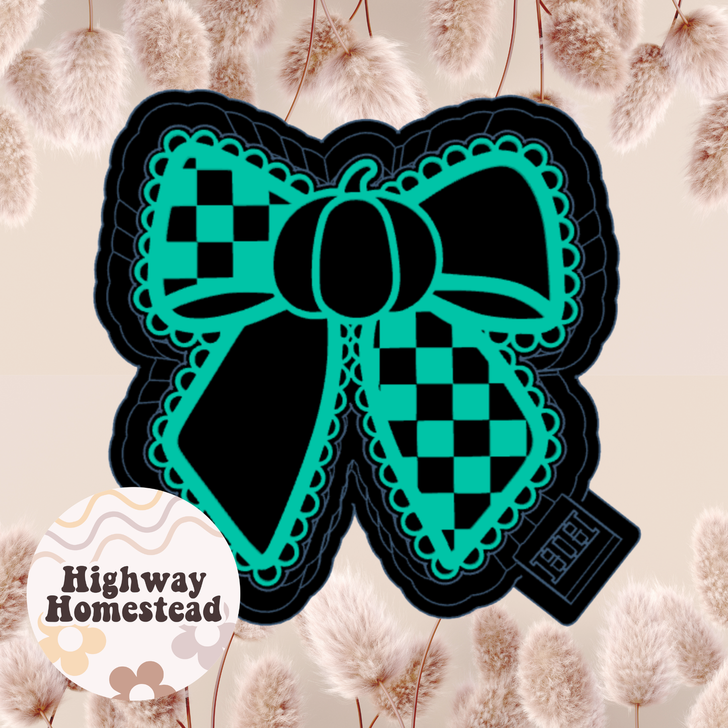 Pumpkin Bow Freshie Mold