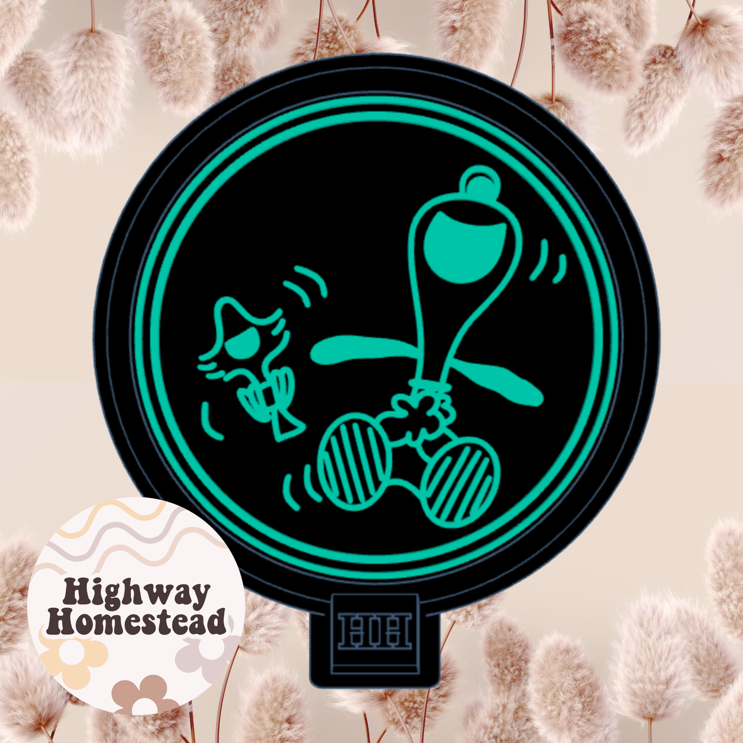 Snoopy and Woodstock Freshie Mold