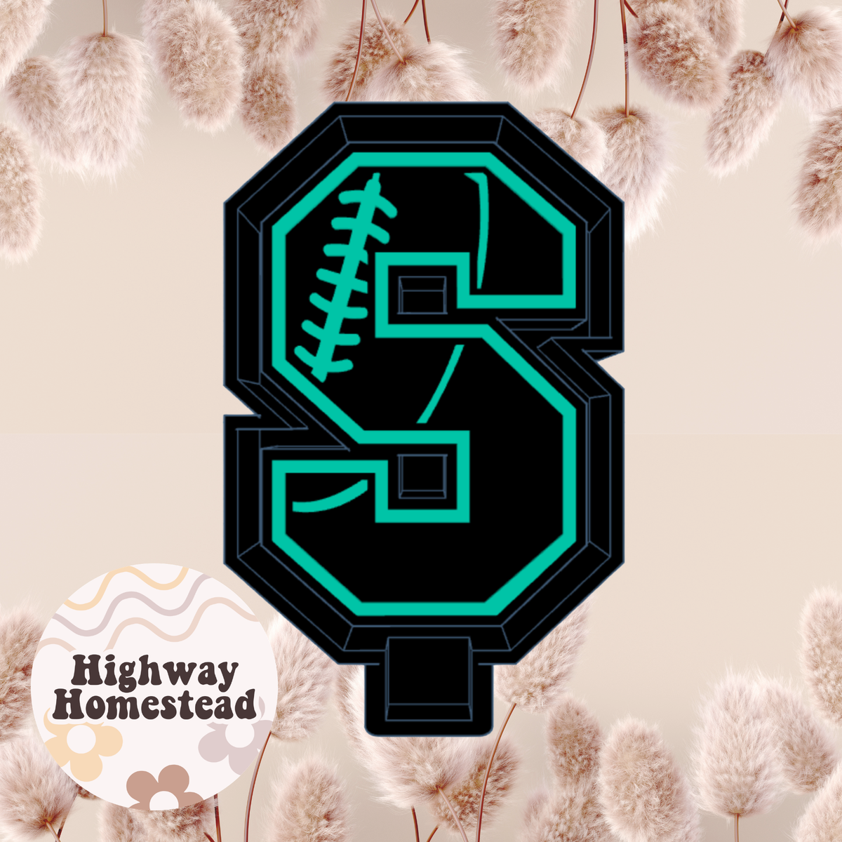 Football Letters Freshie Mold