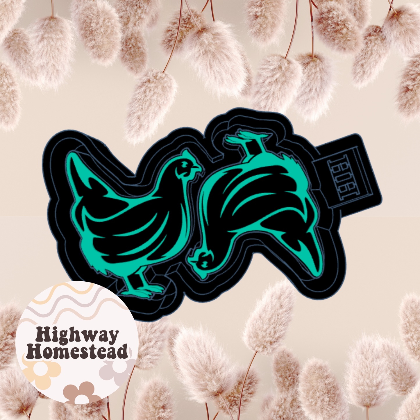 Chicken Vent Clips Freshie Mold