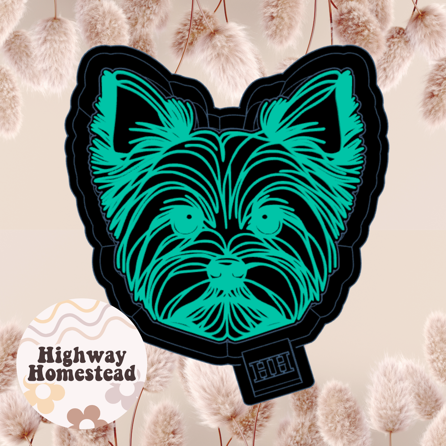 Yorkie Lines Freshie Mold