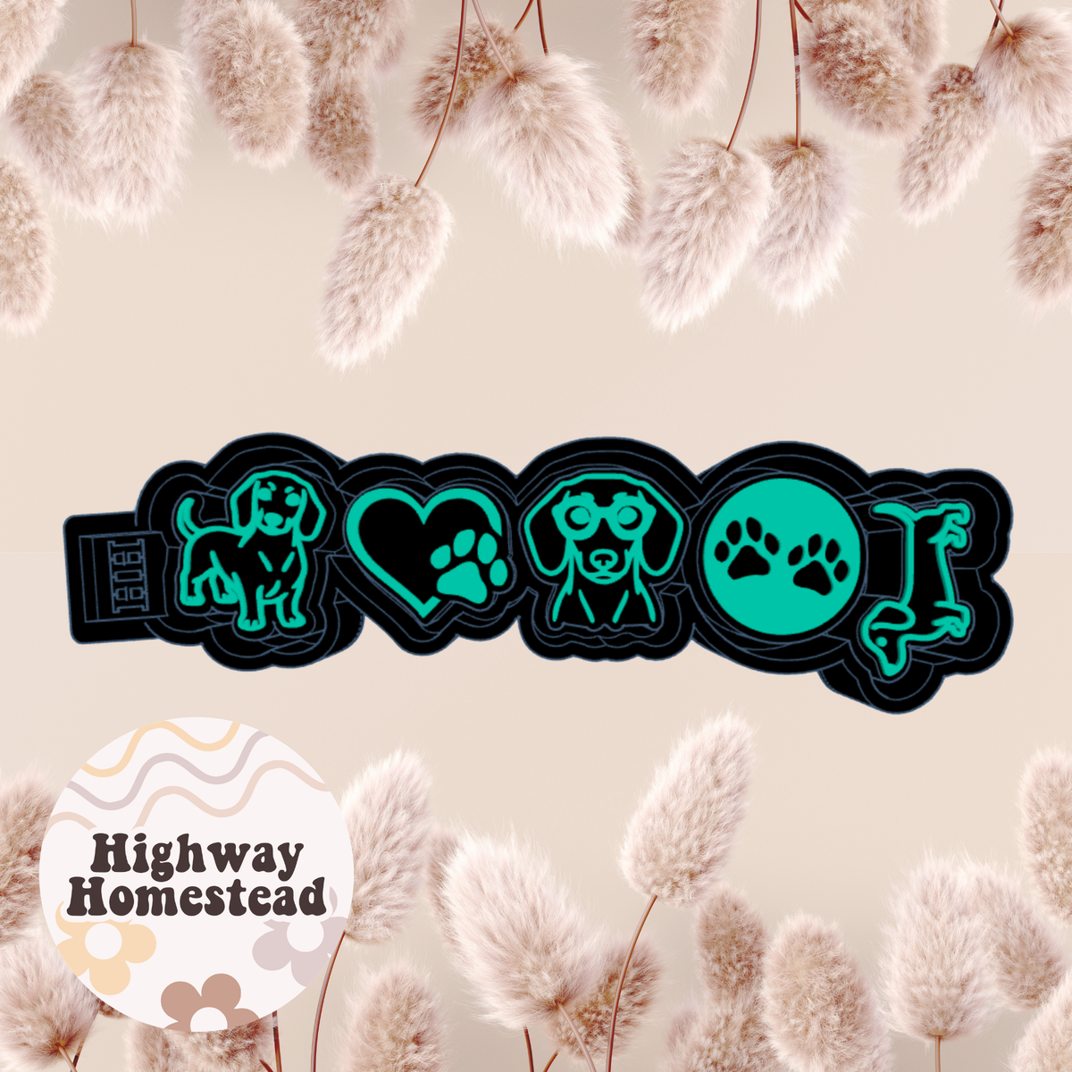 Weiner Dog Charms Freshie Mold