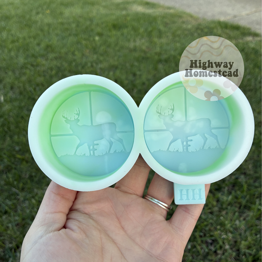 Deer Hunting Vent Clips Freshie Mold