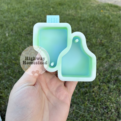 Cow Tag Vent Clips Freshie Mold