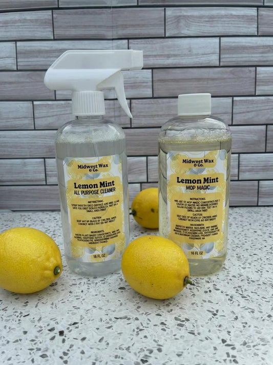 Lemon Mint All Purpose Cleaner & Mop Magic 16oz