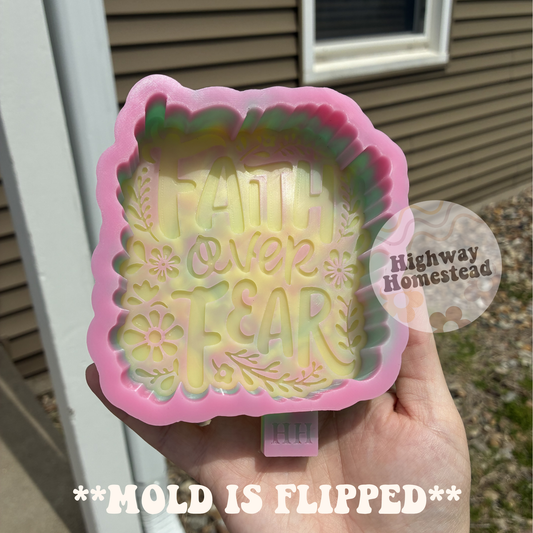 Faith Over Fear Freshie Mold