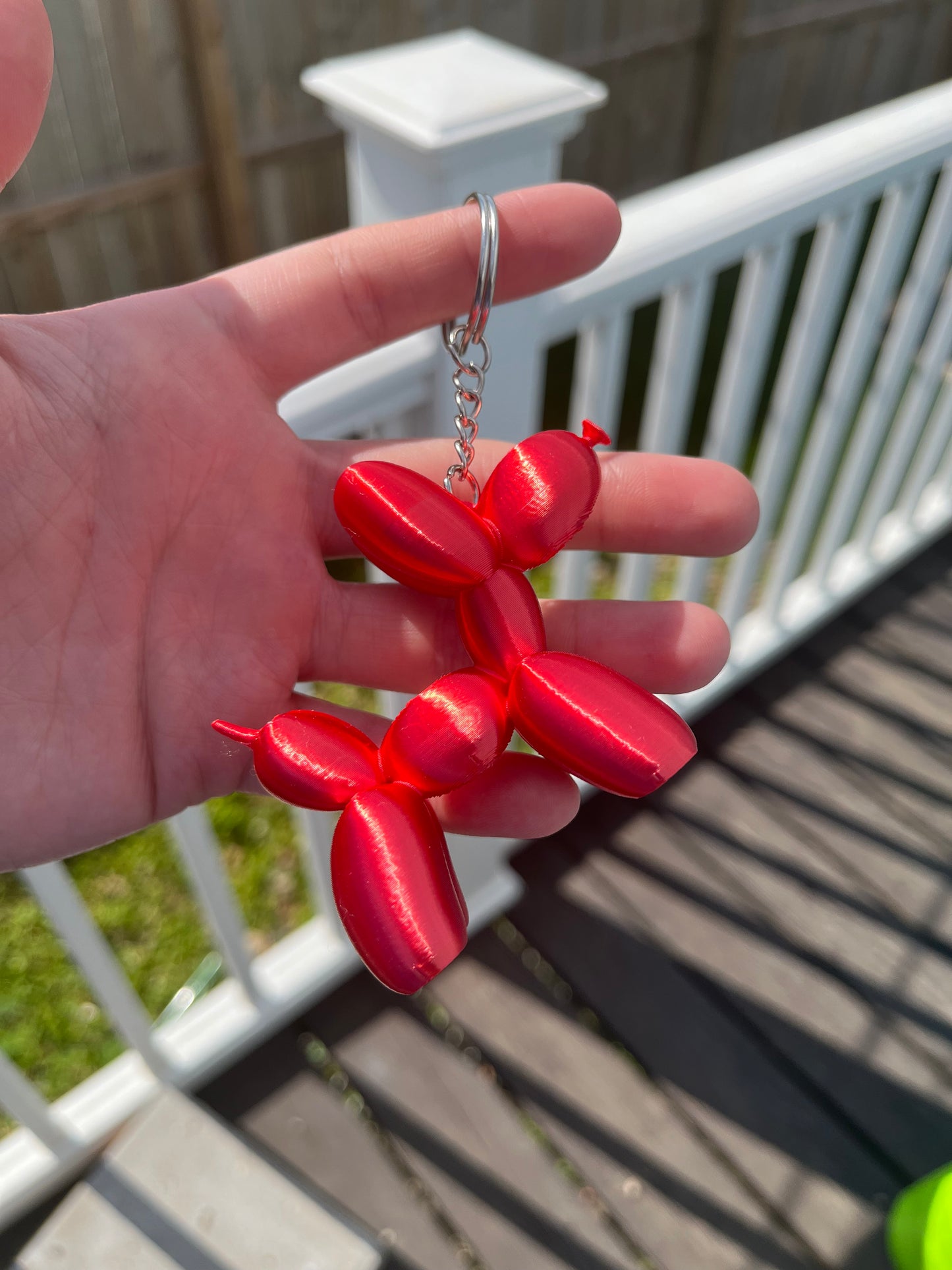 Balloon Dog Keychain