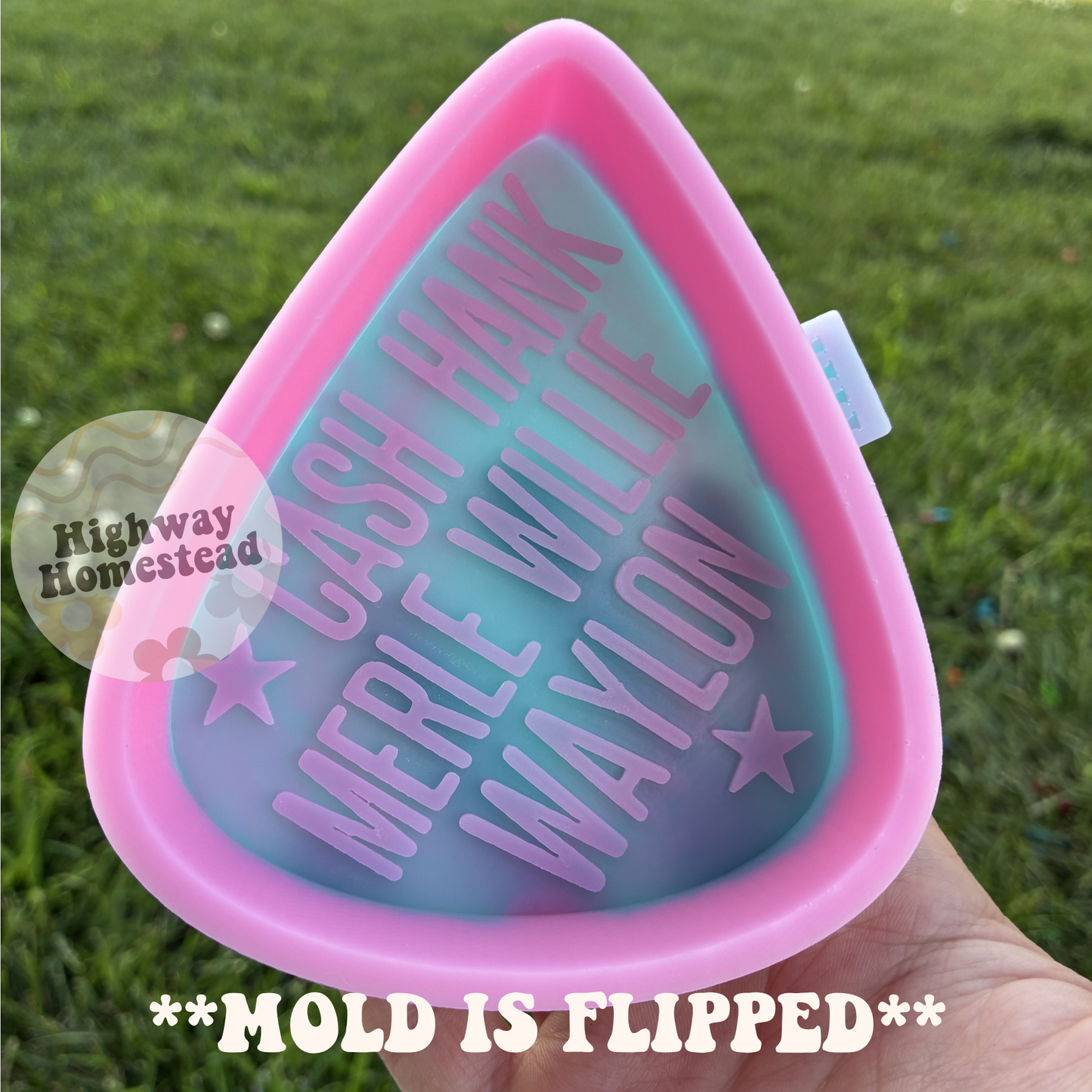 Country Guitar Pick Freshie Mold