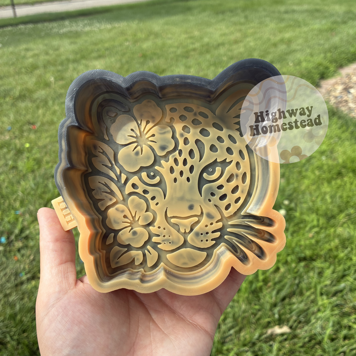 Floral Leopard Freshie Mold
