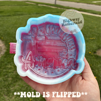 God Bless America Freshie Mold