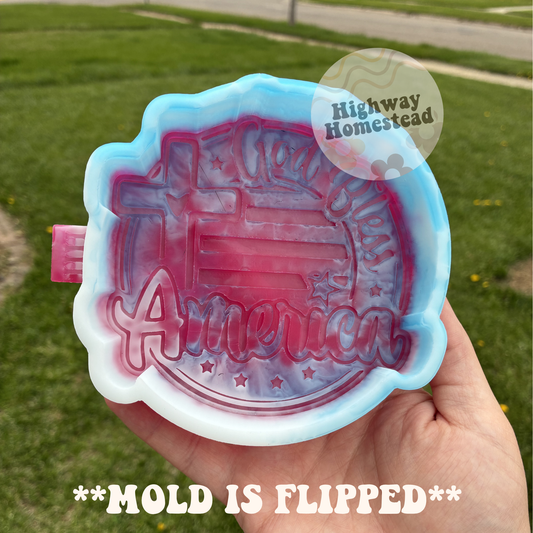 God Bless America Freshie Mold