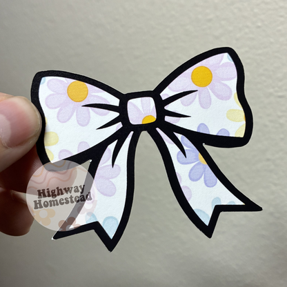 Mama Bow Checkered - Cardstock