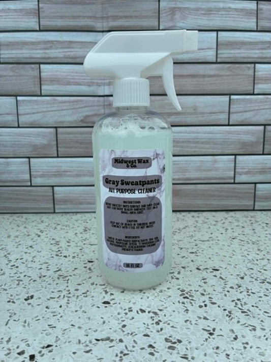 Gray Sweatpants All Purpose Cleaner & Mop Magic 16oz