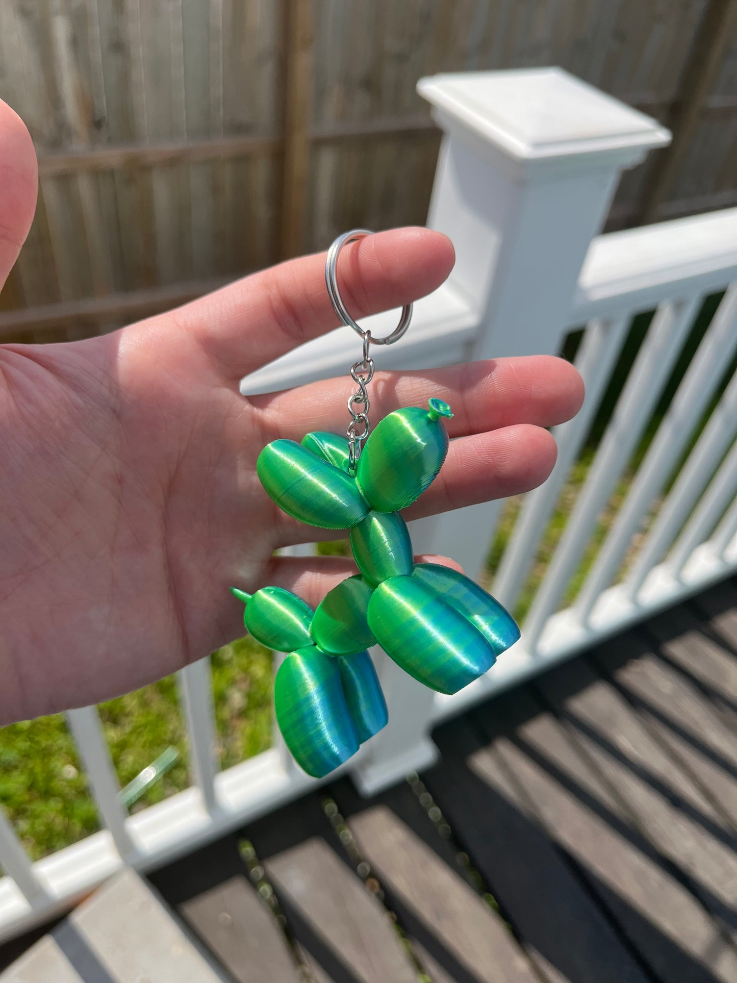 Balloon Dog Keychain