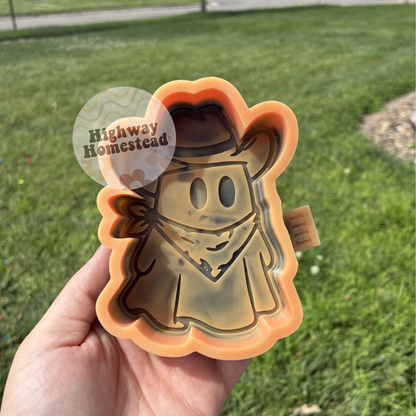 Cowboy Ghost Freshie Mold