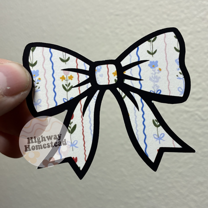 Mama Bow Checkered - Cardstock