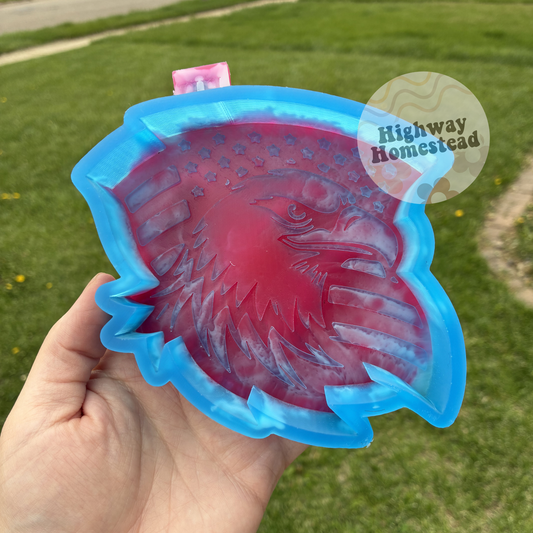 Eagle with Flag Freshie Mold
