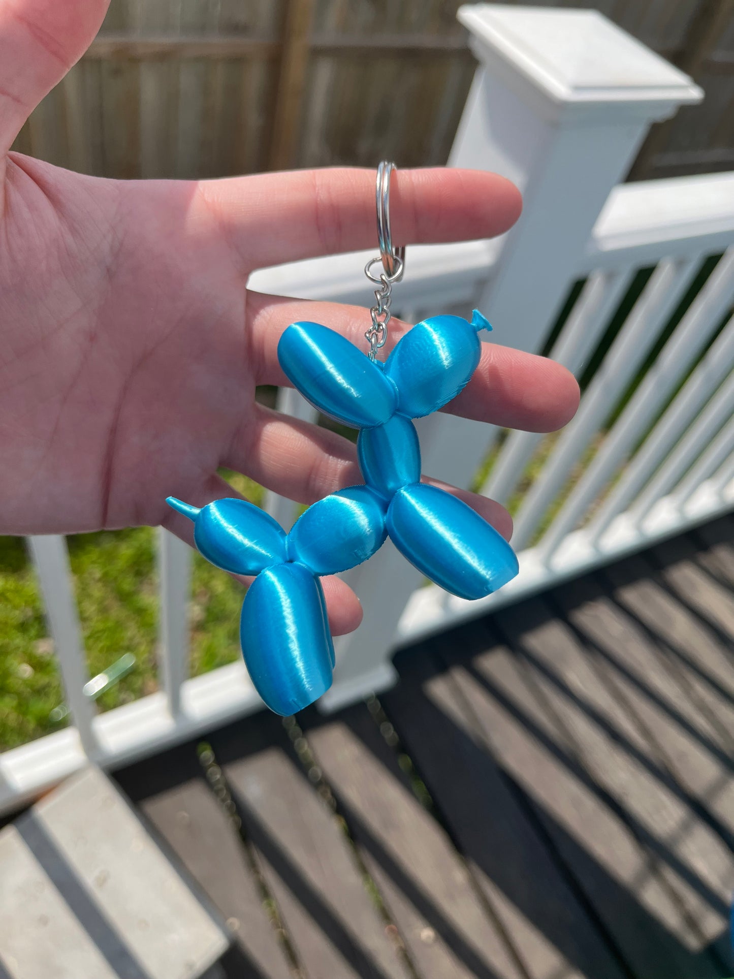 Balloon Dog Keychain