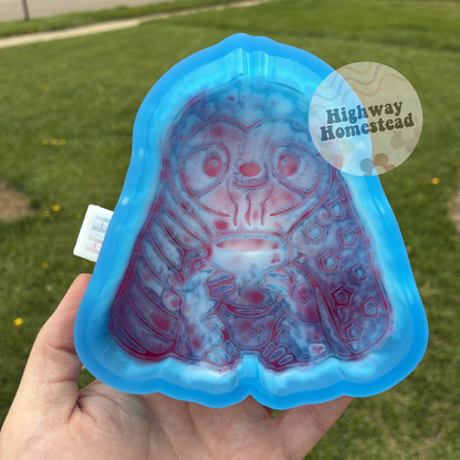 Sloth with American Flag Freshie Mold