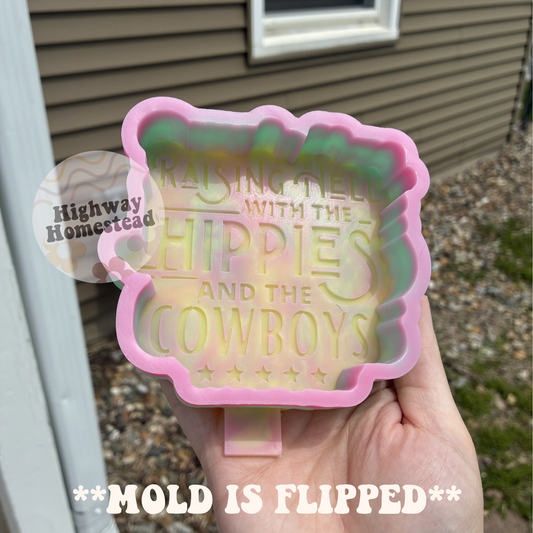 Raising Hell with the Hippies Freshie Mold