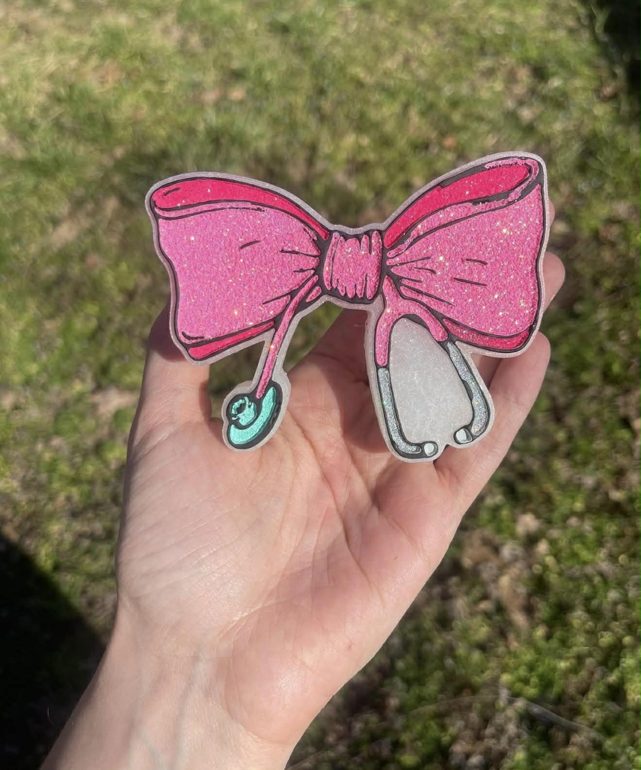 Stethoscope Bow Freshie Mold