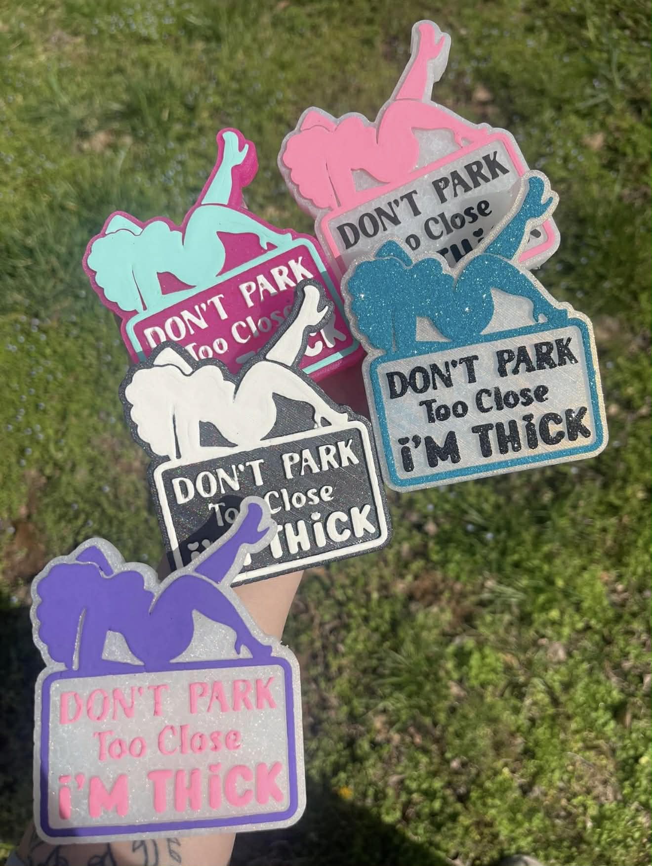 Don't Park Too Close I'm Thick Freshie Mold