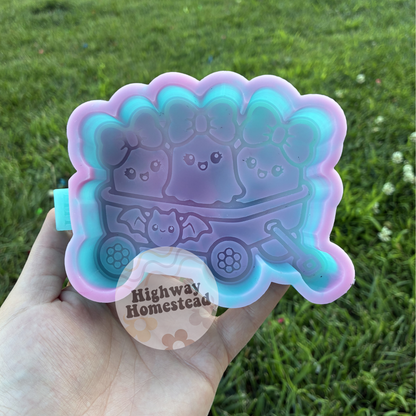 Ghost Wagon Freshie Mold